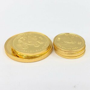 K24 クック諸島 干支金貨 中国金貨 8枚まとめ 総重量38.2g【CDAR6025】の画像5