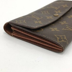 LOUIS VUITTON ルイヴィトン 長財布 モノグラム ポルトモネ クレディ M61725/TH0010【CDAS3046】の画像3