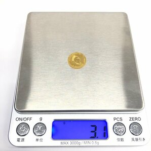 K24IG カナダ メイプルリーフ金貨 1/10oz 総重量3.1ｇ【CDAT7017】の画像9