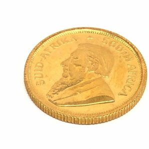 K22 南アフリカ クルーガーランド金貨 1/10oz 総重量3.4ｇ【CDAS4001】の画像7