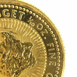 K24IG オーストラリア ナゲット金貨 1/10oz 総重量3.1ｇ【CDAT7002】の画像3
