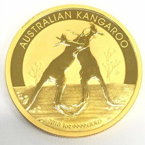 K24IG オーストラリア カンガルー金貨 1oz 総重量31.1ｇ【CDAS7043】の画像1
