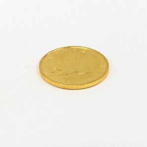 K24IG カナダ メイプルリーフ金貨 1/10oz 総重量3.1ｇ【CDAS6046】の画像3