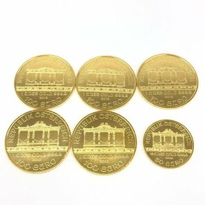 K24IG ウィーン金貨 ハーモニー 1oz 1/2oz 6枚まとめ 総重量171.0g 箱付き【CDAR6016】の画像3