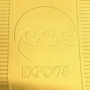 K24 純金 EXPO75 沖縄国際海洋博覧会 記念小判 総重量90.0ｇ【CDAS7011】の画像3