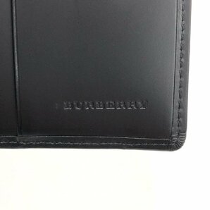 BURBERRY バーバリー レザー がまぐち 二つ折り財布 箱あり【CDAS3041】の画像10