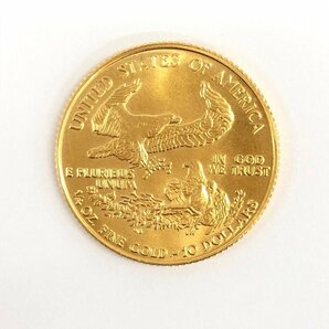 K22 アメリカ イーグル金貨 1/4oz 10ドル 総重量8.4g【CDAQ6016】の画像1