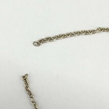 Tiffany&Co. ティファニー バイザヤード ネックレス AG925 総重量1.7g 箱・付属品付き【CDAT0001】_画像6