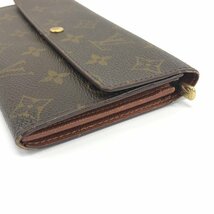 Louis Vuitton ルイヴィトン 長財布 モノグラム ポシェット ポルト モネ クレディ M61726/TH1929【CDAT7080】_画像4