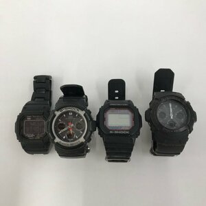 CASIO カシオ 腕時計 4点 おまとめ G-SHOCK SS/ラバー ブラック【CDAT5011】