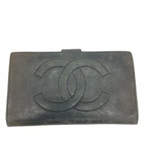 CHANEL シャネル ココマーク 長財布 3番 シール有【CDAU7055】