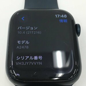 Apple Watch Series 7 (GPS + Cellular) ステンレススチール 45mmケース A2478 通電〇【CDAU4059】の画像2