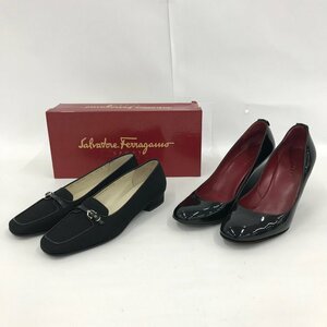 レディース　シューズ　２点　おまとめ　GUCCI/Salvatore Ferragamo【CDAU3004】