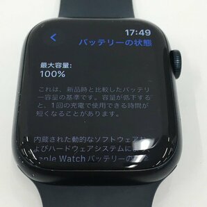 Apple Watch Series 7 (GPS + Cellular) ステンレススチール 45mmケース A2478 通電〇【CDAU4059】の画像5