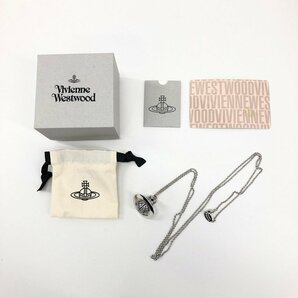 Vivienne Westwood ヴィヴィアンウエストウッド オーブ ラインストーン付き ネックレス 箱・付属品あり【CDAU4025】の画像6