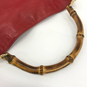 GUCCI グッチ バンブー 2wayハンドバッグ 001・3444・1638 ジャンク品【CDAU7016】の画像4