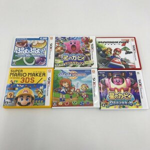 任天堂 ニンテンドー3DS ソフトおまとめ スーパーマリオメーカーなど 6点【CDAV0025】