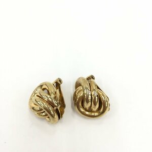 Christian Dior Christian Dior twist earrings Gold color [CDAV4053]