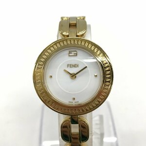 FENDI フェンディ 腕時計 金色 2針 350008 不動品【CDAV3034】