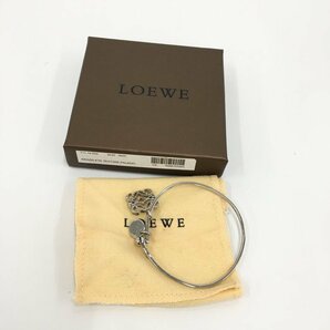 LOEWE ロエベ アナグラム ネックレス ブレスレット 2点まとめ シルバー総重量5.9g 箱付き【CDAV4017】の画像3