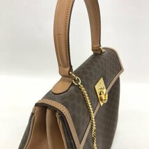 CELINE セリーヌ マカダム ハンドバッグ【CDAR9065】_画像10