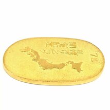 K24　純金小判　札幌オリンピック開催記念　名前刻印入り　総重量200.0g【CDAX7017】_画像7