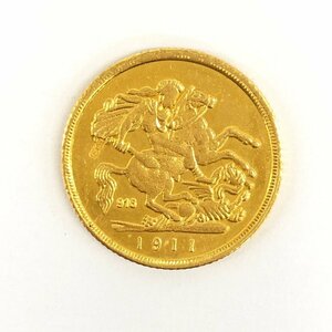 K22 gold money England Sovereign gold coin weight 10.0g[CDAX6018]