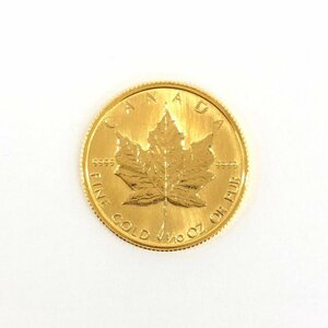 K24 gold money Canada Maple leaf gold coin 5 dollar weight 3.1g[CDAX6023]