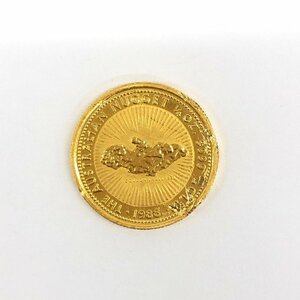 K24IG Australia nageto gold coin 1/4oz 1988 gross weight 7.9g[CDAX6055]