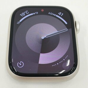 Apple Watch Series 7 GPS+Cellular 45mm A2478 / MKJQ3J/A スターライト 付属品 箱付き 初期化済み【CDAW4023】の画像1