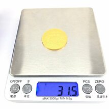 K24　純金メダル　天皇皇后両陛下　金婚式記念　1000刻印　総重量31.5g【CDAX8014】_画像7