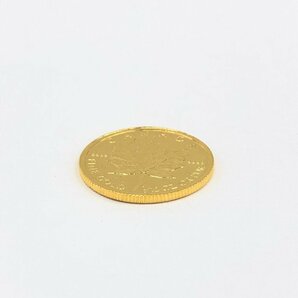 K24IG カナダ メイプルリーフ金貨 1/10oz 1992 総重量3.1g【CDAX6057】の画像3