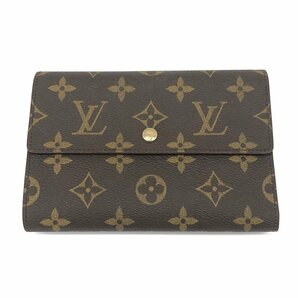 Louis Vuitton ルイヴィトン 財布 モノグラム ポルトトレゾール・エテュイ・パピエ M61202/MI0915 パスケース 箱付き【CDAY6005】の画像1