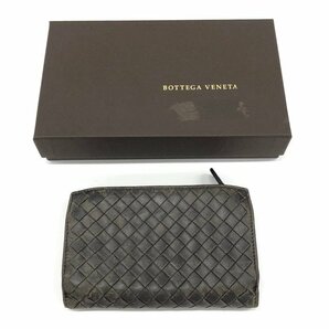 BOTTEGA VENETA ボッテガヴェネタ イントレチャート 二つ折り財布 箱付き【CDAY6041】の画像2