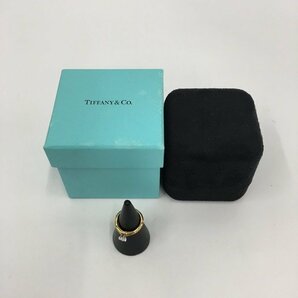 Tiffany & Co. ティファニー リング ゴールドカラー Pt950 0.24ct 29064865 4号 総重量2.4g 箱付き ダイヤ付き【CDAY4018】の画像2