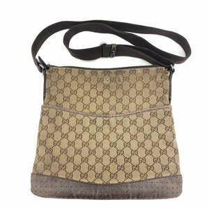 GUCCI　グッチ　GGキャンバス　ショルダーバッグ　145857.001013【CDAZ7016】