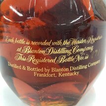 Blantons ブラントン ゴールドエディション バーボンウイスキー 750ml 25.5％ 箱付き 未開栓 国外酒【CDAZ3006】_画像5