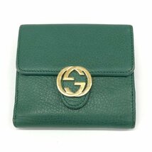 GUCCI グッチ 財布 二つ折り財布 インターロッキング 615525・2184【CDBA6007】_画像1