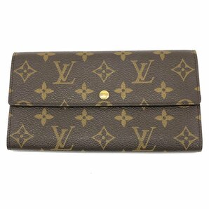 LOUIS VUITTON ルイ ヴィトン 財布 モノグラム ポルトフォイユ サラ M61734【CDBA6048】の画像1