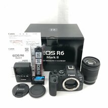 Canon キヤノン ミラーレス EOS R6 MarkⅡ DS126860 箱付き RF24-105mm F4-7.1 IS STM KIT 【CDBB1025】_画像2