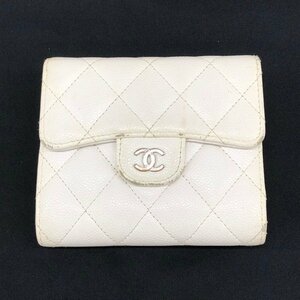 CHANEL シャネル 二つ折り財布 キャビアスキン【CDBB6064】