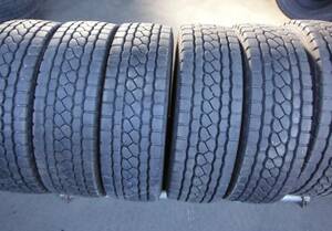 T1923　超バリ山 6本SET価格! 245/70R19.5 136/134J ブリヂストン BS ECOPIA M801 MIX ミックス 245/70-19.5 245/70/19.5