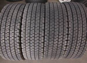 T1924　超バリ溝 9.8分山 4本価格! 275/70R22.5 148/145J ブリヂストン BS W900 スタッドレス 冬 275/70-22.5 275/70/22.5 トラック・バス