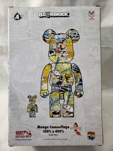  Astro Boy ASTROBOY BE@BRICK Bearbrick Manga Camouflage 100% 400% за границей ограниченная продажа новый товар нераспечатанный 