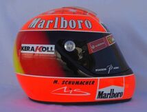 海外 送料込み 　高品質　ミハエル・シューマッハ　F1　2002年モデル　実用レーシング　カート　ヘルメット　サイズ各種 等身大　レプリカ_画像2