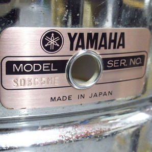 YAMAHA ヤマハ スネアドラム SD365ME / aspr ST HEAD ST-250C / ST-075S 打楽器 管理24D0401Qの画像4