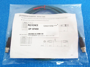 新品未使用 KEYENCE キーエンス OP-87450 NFPA79対応モニタケーブル 2m 管理24D0422D