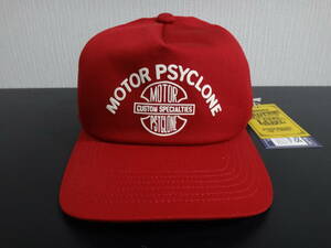 FREEWHEELERS ( フリーホイーラーズ ) トラッカーキャップ MOTOR PSYCLONE AXE LOGO(モーターサイクロンアックスロゴ) RED/レッド