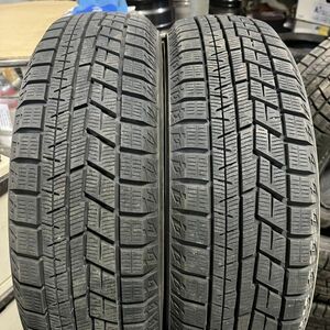 ★送料無料★ 155/65R14 2022年製 8～9分山 ヨコハマ iceGUARD iG60 2本/中古スタッドレスタイヤ(冬タイヤ) N-BOX N7036_F