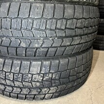 ★送料無料★ 185/60R15 2022年製 7～8分山 ダンロップ WINTERMAXX WM02 4本/中古スタッドレスタイヤ(冬タイヤ) デミオ N7075_C1_画像3